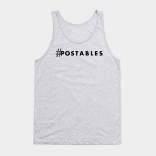 #POstable Hashtag (dark) Tank Top